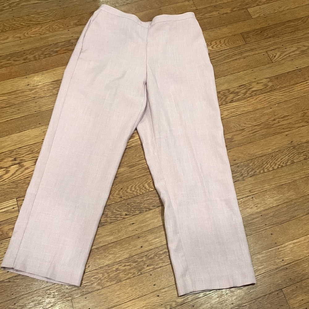Alfred Dunner Size 10 Pink Work Pants
